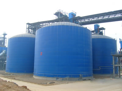 五湖渔场水泥钢板库改造