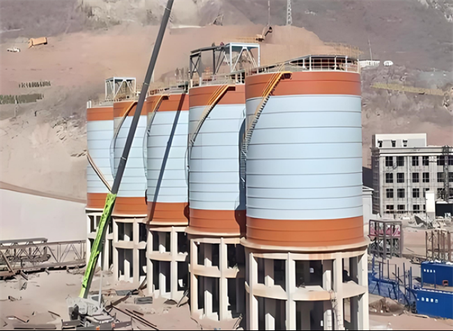 五湖渔场高架钢板仓